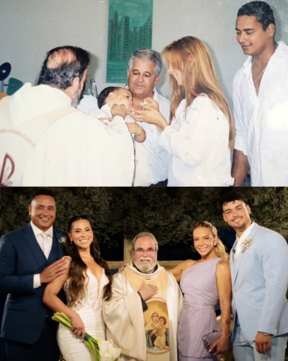 Padre que batizou filho de Xanddy e Carla Perez celebra casamento do jovem mais de 20 anos depois