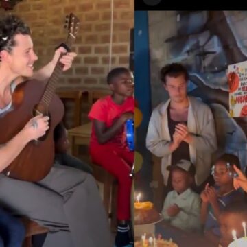 Shawn Mendes canta em aldeia em Angola ao lado de Bruna Marquezine; veja vídeo
