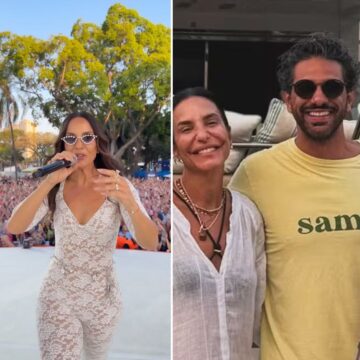 Tiago Maia, namorado de Ivete Sangalo, marca presença em show da cantora em São Paulo