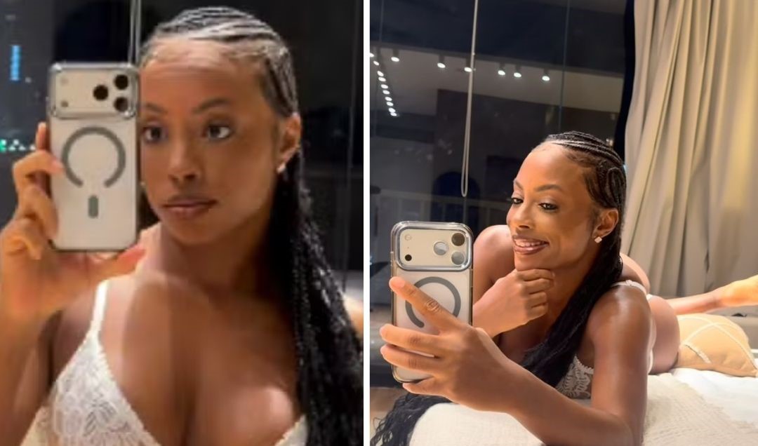 Ex-BBB baiana surge irreconhecível em vídeo usando lingerie