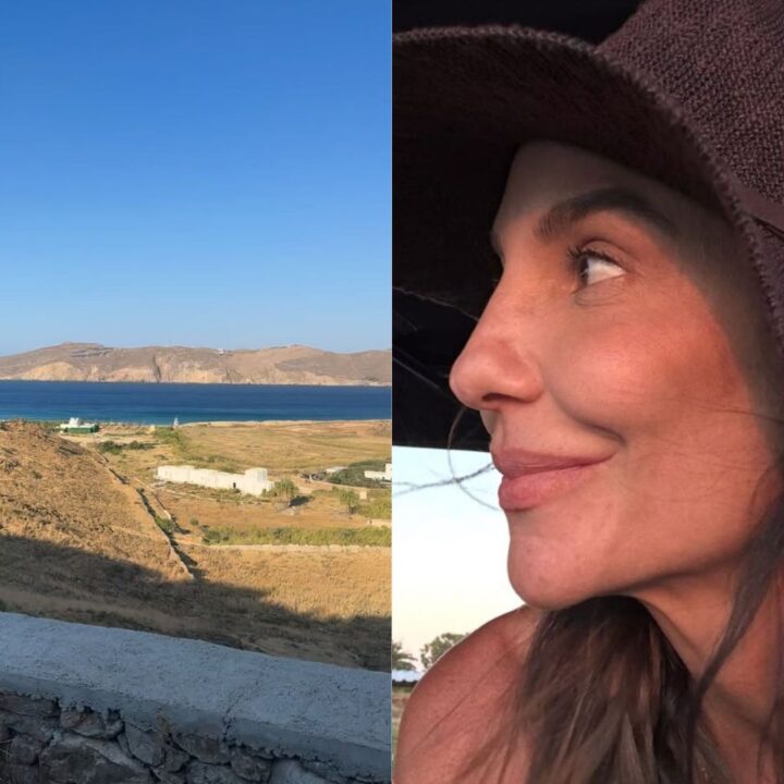 Ivete Sangalo compartilha registros de viagem por Mykonos, na Grécia