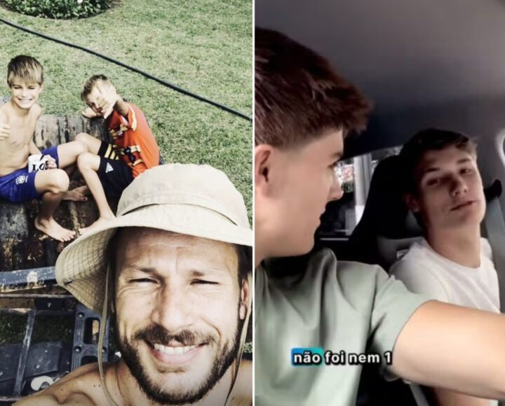 Filhos de Rodrigo Hilbert revelam manias herdadas do pai e brincam entre si: ‘Sempre exagerado’