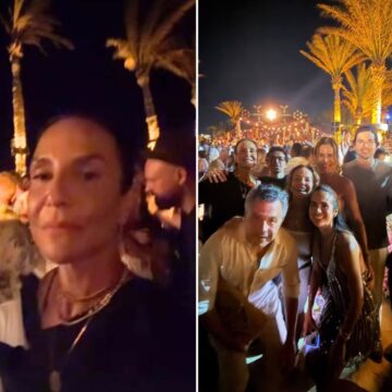Ivete Sangalo curte noite em Mykonos ao lado da família durante férias na Grécia