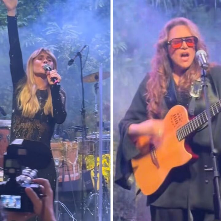 Carolina Dieckmmann canta ao lado de Ana Carolina em homenagem a Preta Gil: ‘A gente te ama, Pretinha’