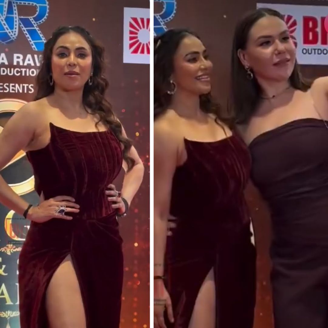 Atriz indiana Nikita Rawal é beijada à força por uma fã; veja vídeo