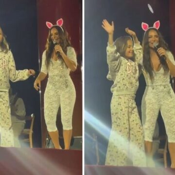 Filha de Ivete Sangalo encanta ao sambar com a mãe durante show em São Paulo