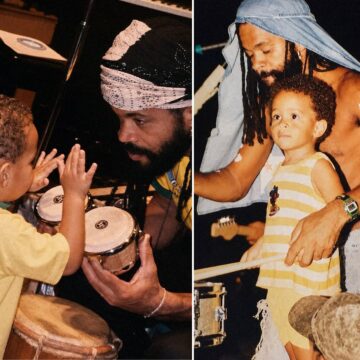 Carlinhos Brown celebra 30 anos do filho Chico Brown: ‘Como eu amo ser seu pai, meu primeiro filho’