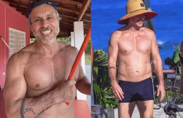 Alexandre Nero afirma que foto em que aparece bombado foi feita com IA: “A cachaça não me deixa ter um corpo assim”