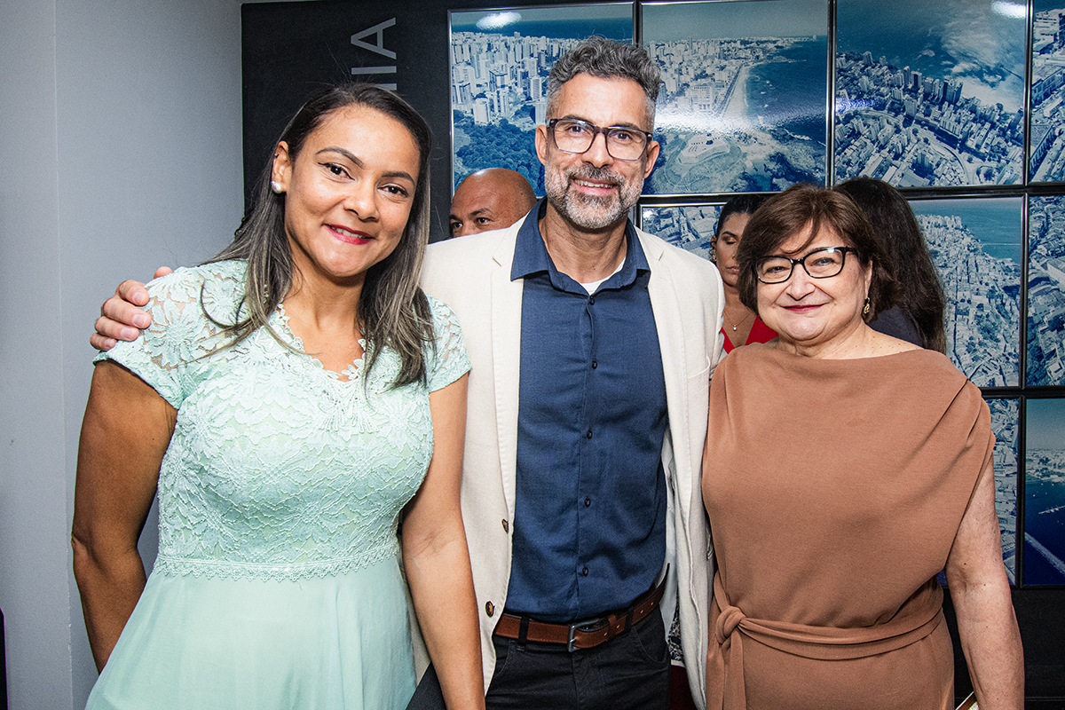 Celina Cerqueira, Anderson Almeida e Fátima Mendes