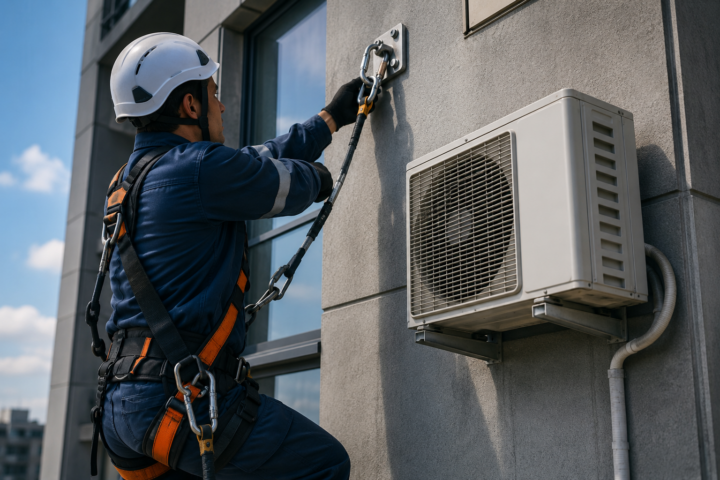 Prédios poderão ser obrigados a instalar proteção contra quedas para manutenção de ar-condicionado