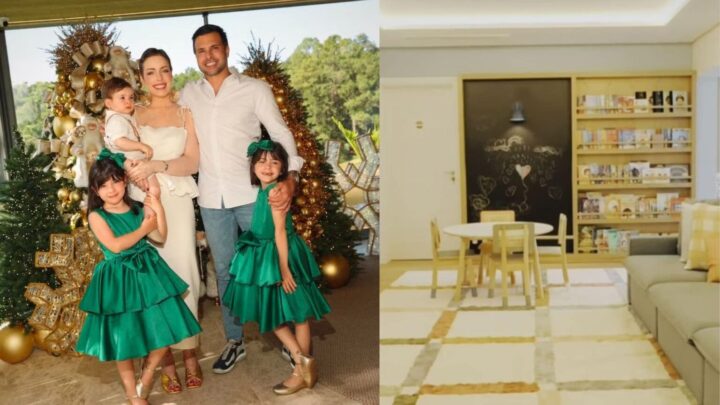 635 m² e cinema privativo: Veja todos os detalhes do apartamento que é refúgio de Fabiana Justus