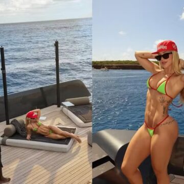 Com foto tirada por Vini Jr, Virginia Fonseca abre álbum de fotos em Ibiza