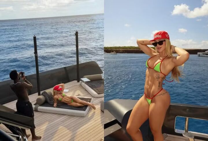 Com foto tirada por Vini Jr, Virginia Fonseca abre álbum de fotos em Ibiza