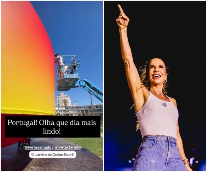 Ivete Sangalo mostra montagem do palco para show da turnê ‘Clareou’ em Portugal