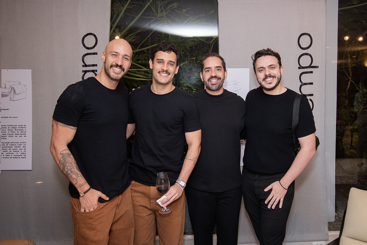 Neto Cunha, Rodrigo Santana, Pablo Carybé e Kaio Henrique