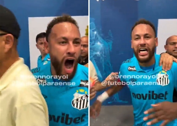 Neymar troca xingamentos com dirigentes do Remo após classificação do Santos; veja vídeo