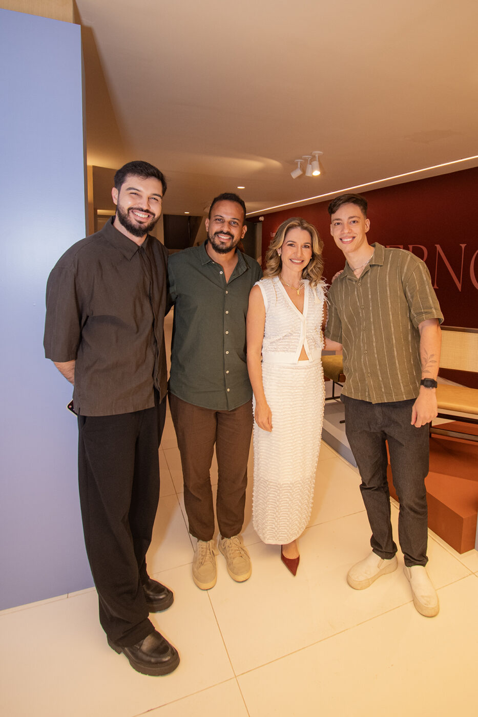 Pedro Córdova, Rafael Souza, Manuela Andrade e Daniel Monteiro