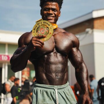 De Brejões para o mundo: Baiano Rodrigo Pantera brilha na Inglaterra e conquista Top 3 em busca de vaga no Mr. Olympia