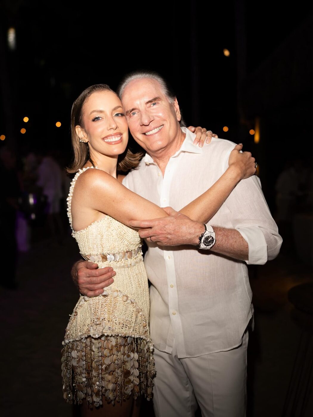 Roberto Justus brinca sobre casamento da filha Fabiana Justus na Bahia: ‘Não tive que pagar’