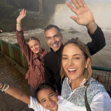 Ticiane Pinheiro encanta ao mostrar viagem às Cataratas do Iguaçu com a família: “Momento mágico”