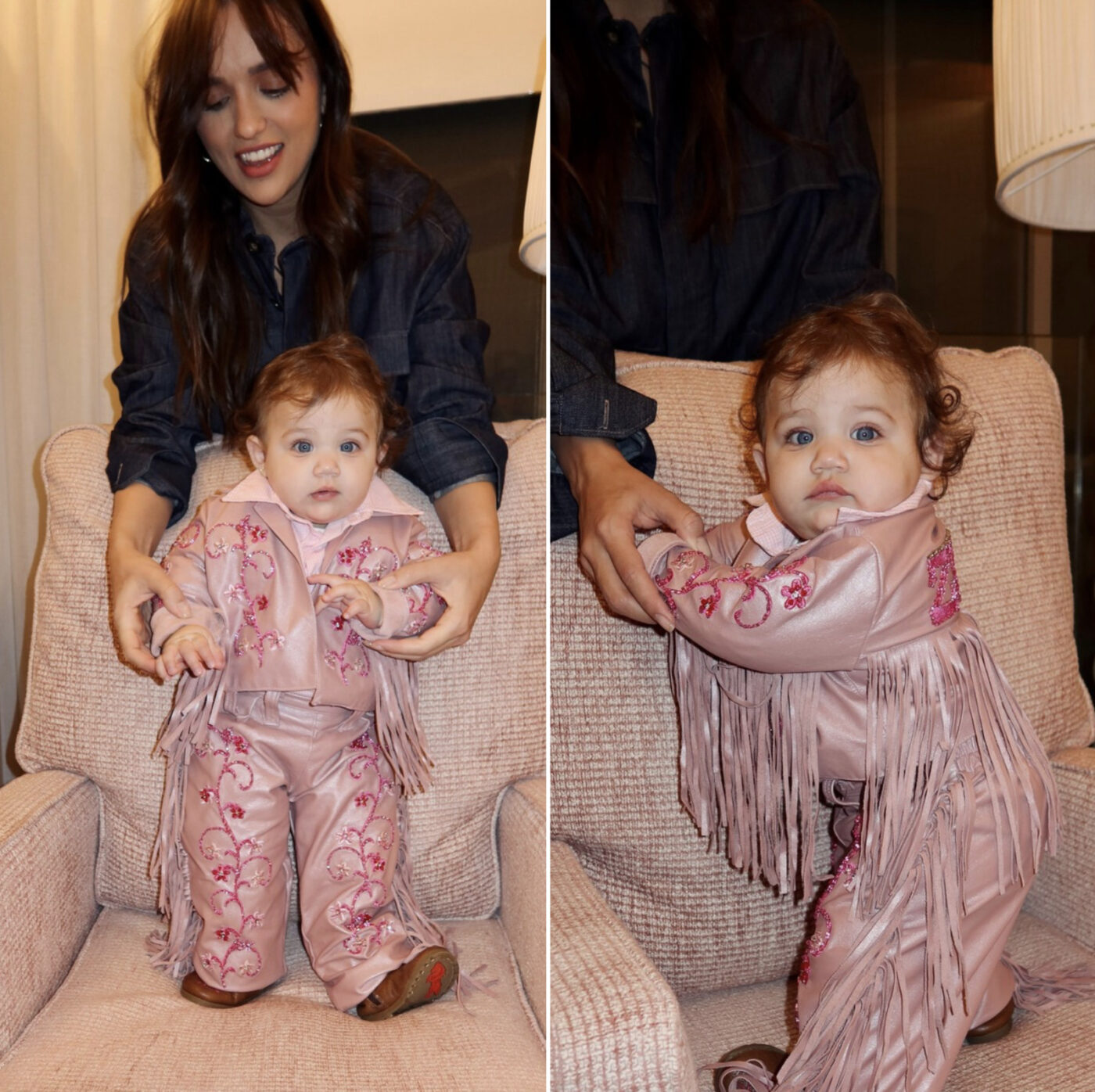 Rafa Kalimann encanta ao mostrar filha Zuza com look de ‘cowgirl’; veja