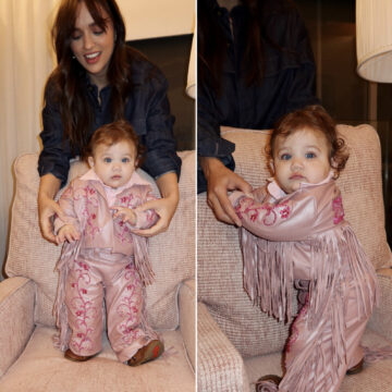 Rafa Kalimann encanta ao mostrar filha Zuza com look de ‘cowgirl’; veja