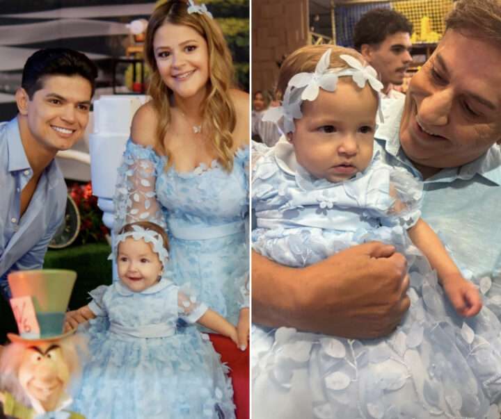 Tom Cavalcante encanta ao mostrar detalhes da festa de um ano da neta Antonella: “Dia inesquecível”