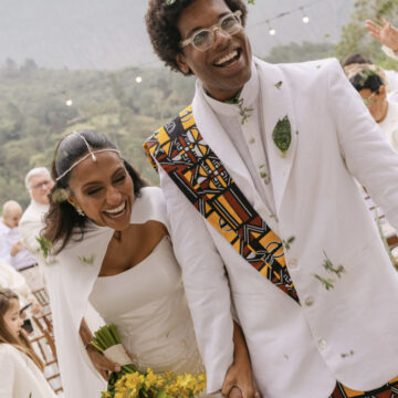 Neto de Gilberto Gil compartilha novos registros do casamento com Carolina Pimentel; veja
