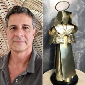 Conheça André Moreno, artista baiano que transforma devoção a Santa Dulce em obras de arte