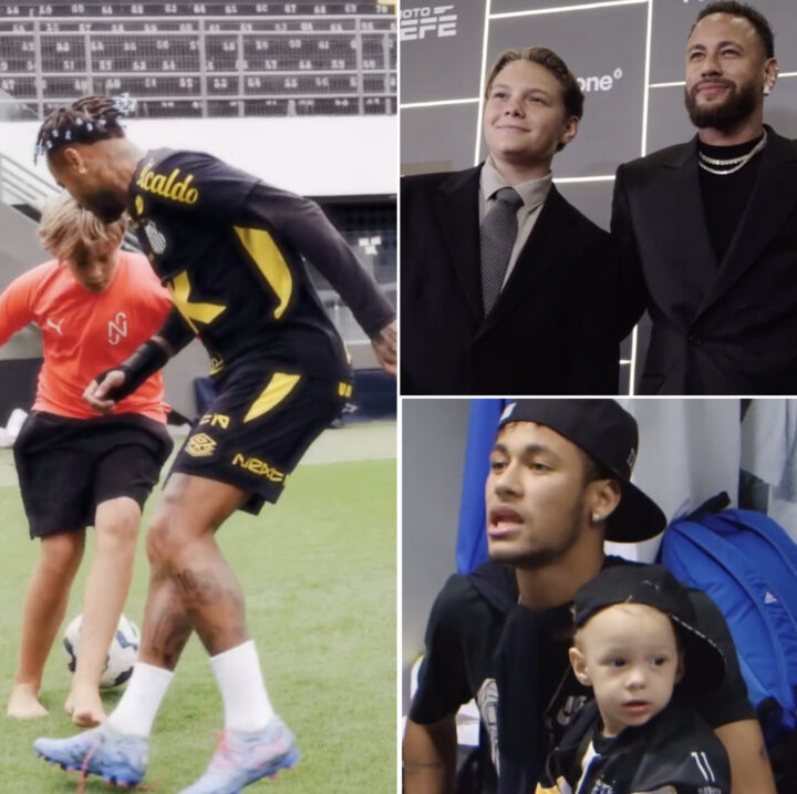 Neymar encantar ao compartilhar registros raros com o filho Davi Lucca