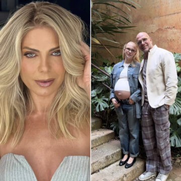 Ex-dançarina do É o Tchan celebra nascimento do neto de Xuxa: “Já chegou faceiro”