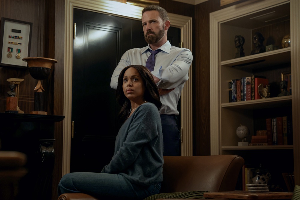 “Sobrevivência”: Netflix revela teaser de novo thriller estrelado por Ben Affleck e Kerry Washington