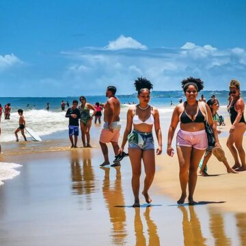 Porto Seguro fecha julho com salto de 7,42% no fluxo de turistas