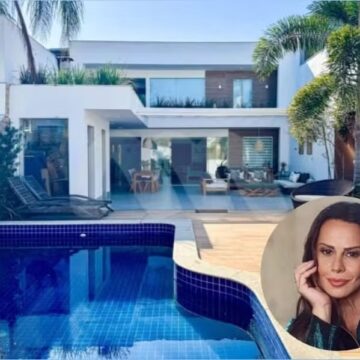 Aos 51 anos, Viviane Araújo compra nova mansão com três andares, piscina e sauna