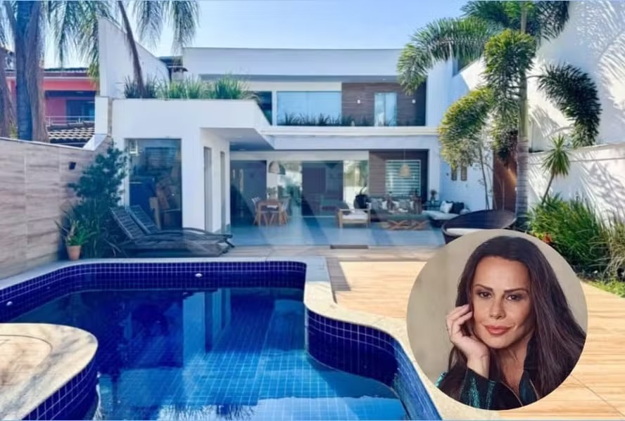 Aos 51 anos, Viviane Araújo compra nova mansão com três andares, piscina e sauna
