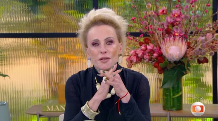 Ana Maria Braga chora ao anunciar ao vivo morte de amigo próximo