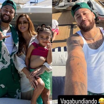 Neymar curte momento em família após polêmica em partida contra Remo: ‘Vagabundeando’