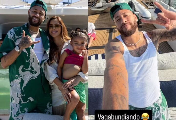 Neymar curte momento em família após polêmica em partida contra Remo: ‘Vagabundeando’