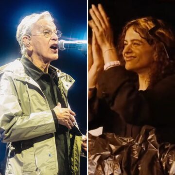 Fã declarada, Rosalía prestigia show de Caetano Veloso no Rio de Janeiro
