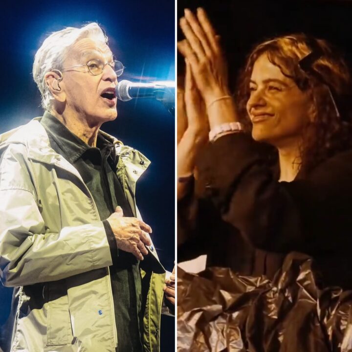 Fã declarada, Rosalía prestigia show de Caetano Veloso no Rio de Janeiro