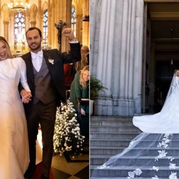 Campeã do ‘BBB 19’, Paula Von Sperling abre álbum de casamento com ‘véu quilométrico’