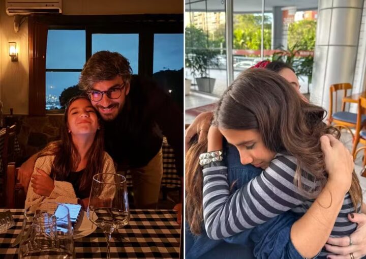 Mulher de Hugo Moura, baiano ex de Deborah Secco, mostra momentos com filha do ex-casal