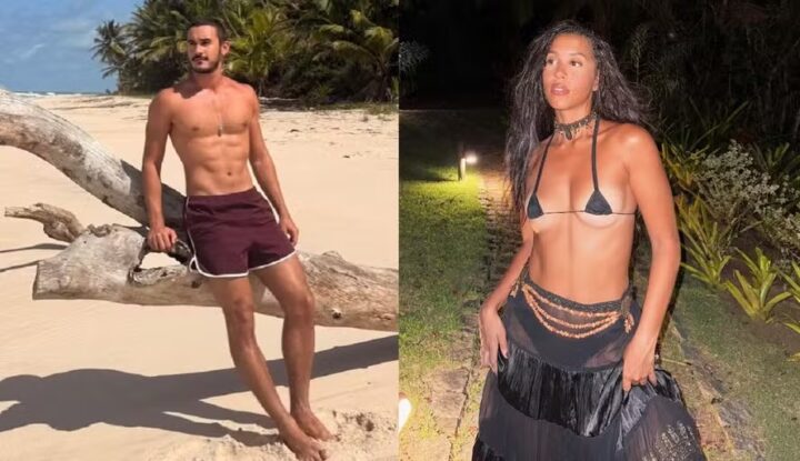 Atores da Globo iniciam romance nos bastidores de novela e viajam para a Bahia