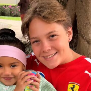 Bruna Biancardi flagra momento especial entre os irmãos Davi Lucca e Mavie, filhos de Neymar
