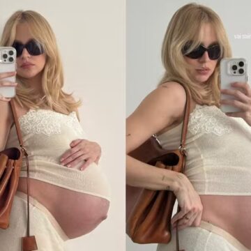 Na reta final da gravidez, filha de Xuxa impressiona com barrigão: ‘Vai sair mais um no parto’