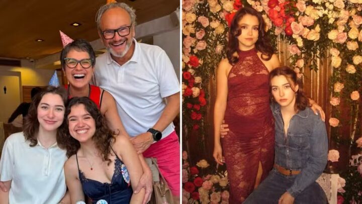 Momento em família: Sandra Annenberg compartilha fotos raras ao lado da namorada americana da filha