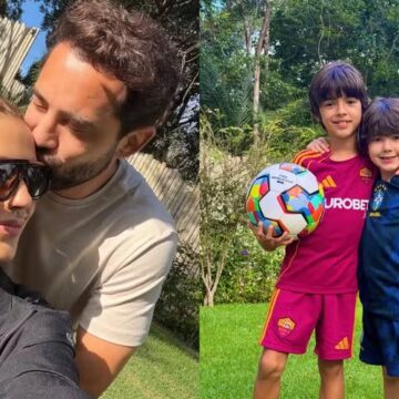 Marilia Nery e Everton Ribeiro viajam pela Bahia ao lado dos filhos: ‘Lembranças são eternas’
