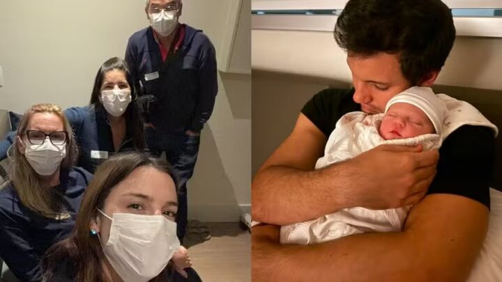 Alice Wegmann celebra nascimento da primeira sobrinha, Sophia: ‘Chegou’