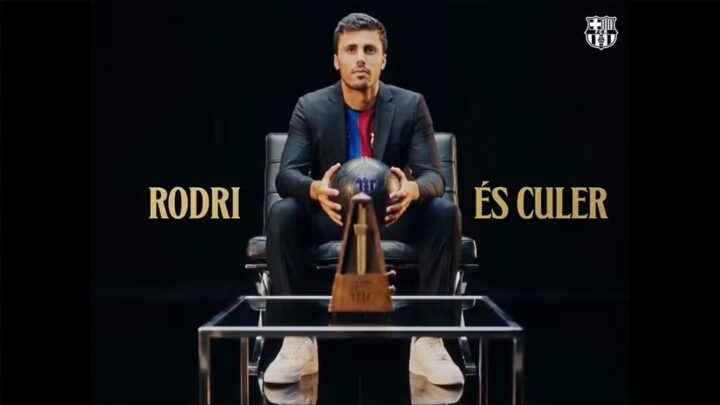 Rodri no Barcelona: time catalão anuncia craque da Copa 2026 por 75 milhões de euros