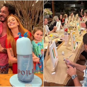 Viih Tube comemora 26 anos com oficina de pintura e festa de tema inusitado; confira